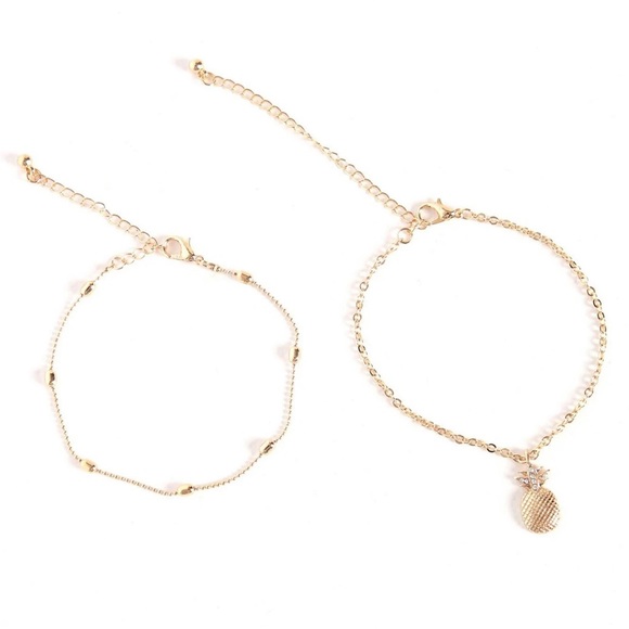 FASHION NOVA Pineapple Anklet bracelet. - Picture 1 of 2